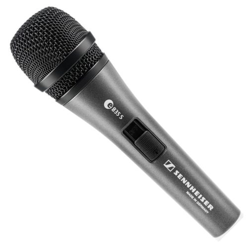 Sennheiser e835-S dynamic microphone with on/off switch