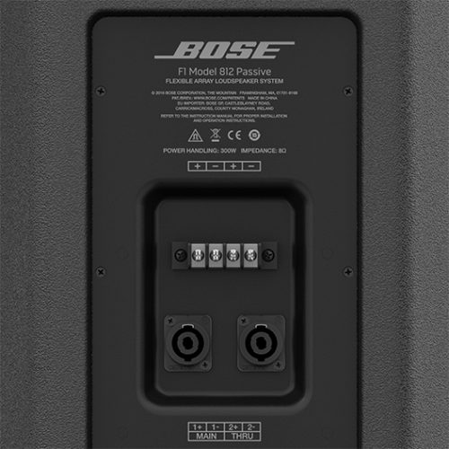 Bose F1 Model 812 Passive Speaker rear panel