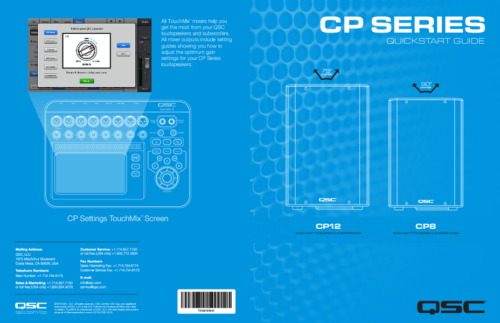 QSC CP Series guide