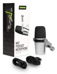 Shure MV7 podcast