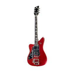 Duesenberg Paloma Left Hand Guitar Red Sparkle 2